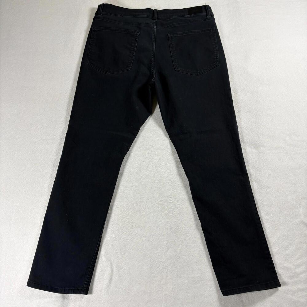 DKNY Stanton Mens 34x30 Straight Leg Black Stretch Denim Jeans Cotton Blend - Picture 8 of 9